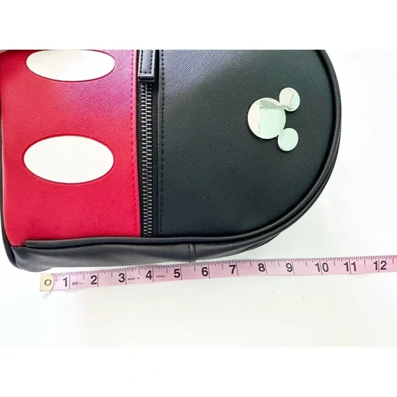 Disney Mickey Mouse Mini Backpack Card Holder Key Ring Bag Charm Black Red NWOT - Picture 13 of 13